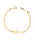 Pulsera bebé Oro amarillo 18K Nombre letras joya pulsera personalizada