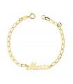 Armband Namen Kinder Gold 750