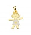 Pendentif Baby fille 18 Carats