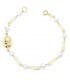 Bracelet 1ère Communion 18k 16 cm Perles Et Médaille Vierge fille