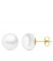 Pendientes Perlas Sophie Oro Amarillo 18 K 9 MM