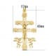 Croix Caravaca Filigrane Or 18K 49mm