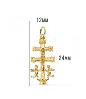 Croix Caravaca Petite Or 18K 24mm