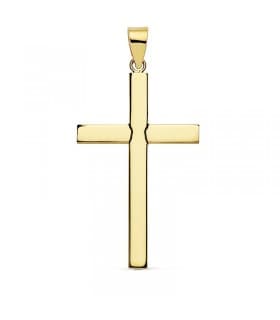 Kruzifix für Damen und Herren 32 mm| Kreuz Anhänger Gold 18K 16840