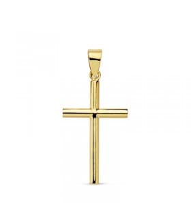Kleiner Kreuz Anhänger Gold 18K 23mm | Schmuck Taufe und Kommunion