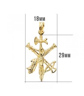 Christ de la Légion Petit Or 18K 29mm