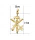 Cristo della Legione Corona oro 18Kt 30 mm | Croce d'oro
