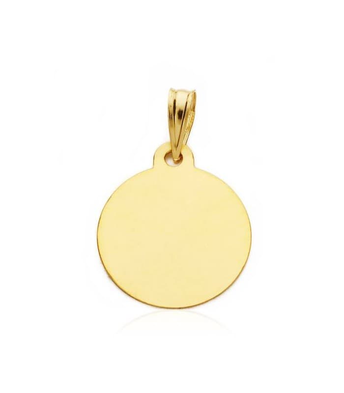Médaille Ange  avec Horloge Ronde  or 18k