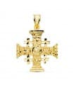Croix Jérusalem Or jaune 18K 23 mm