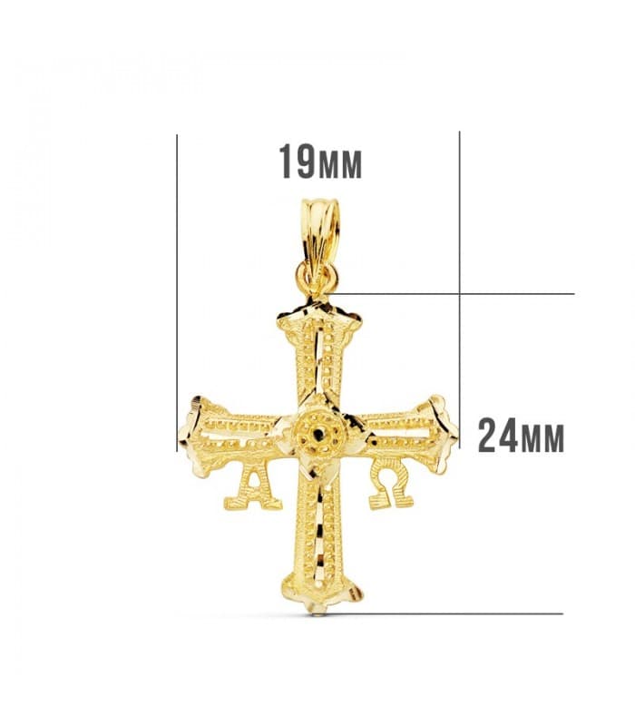 Croix Covadonga Petite Or jaune 18K 24mm