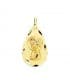 Medalla Virgen Niña Oro Amarillo 18 K 19 MM