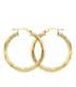 Créoles Creuses Brillant Or Jaune 18 K 29 MM