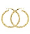 Aros Grano Oro Amarillo 18 K 29 MM