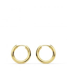 Pendientes aro de oro amarillo Melisa 16mm 18 Ktes