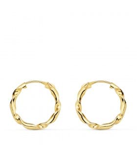 Creolen gedreht 750 Gelbgold 18002 Ø 16 mm