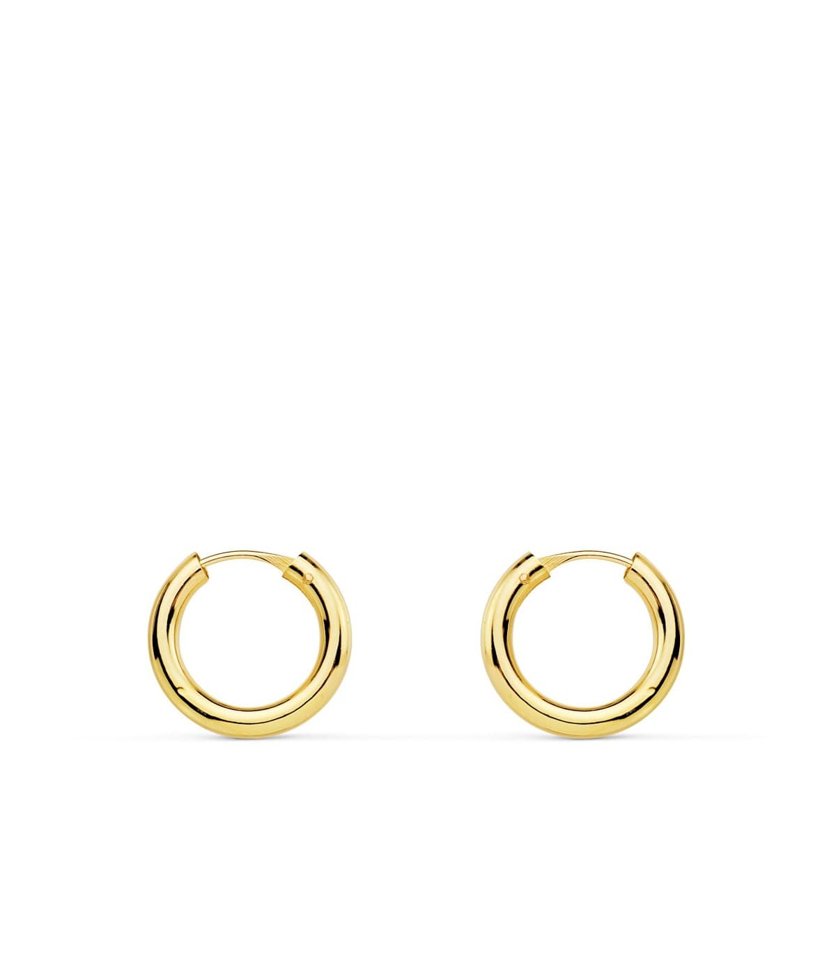 Pendientes oro amarillo Muriel 12mm 18 Ktes