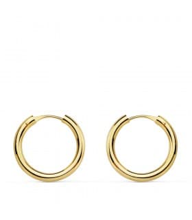 Pendientes aro de oro amarillo Melisa 16mm 18 Ktes
