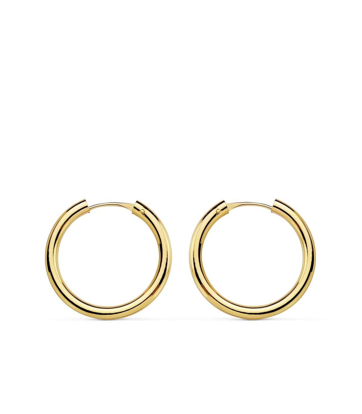 Pendientes  oro amarillo Muriel 18mm 18 Ktes