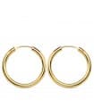 Pendientes oro amarillo Muriel 20mm 18 Ktes