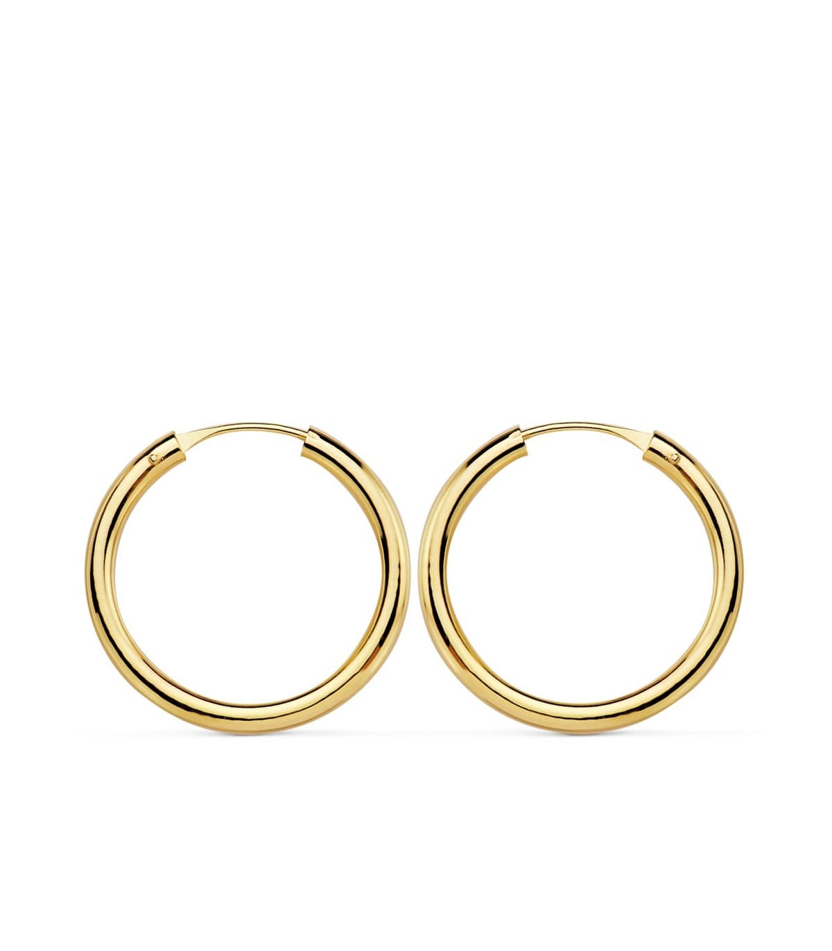 Pendientes aro de oro amarillo Melisa 20mm 18 Ktes