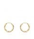 Créoles Torsadées Or Jaune 18 K 12 MM