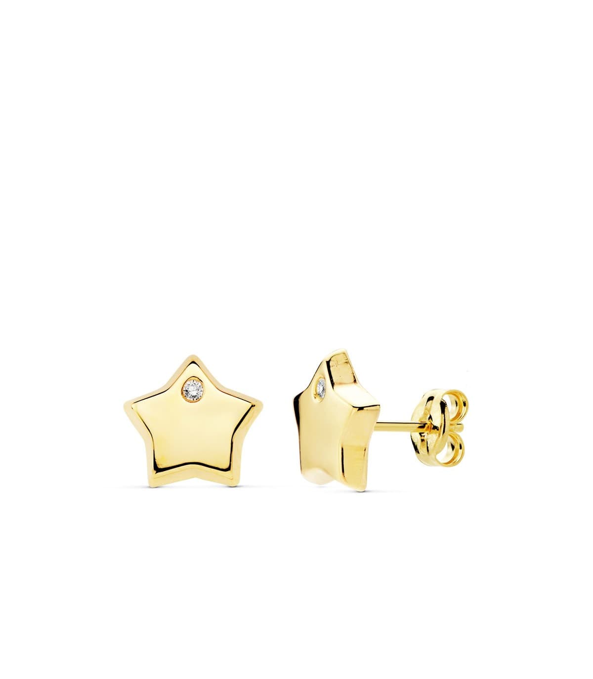 Pendientes Stella Oro Amarillo 18 K