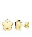 Ohrringe 750 Gold 18899 Blume