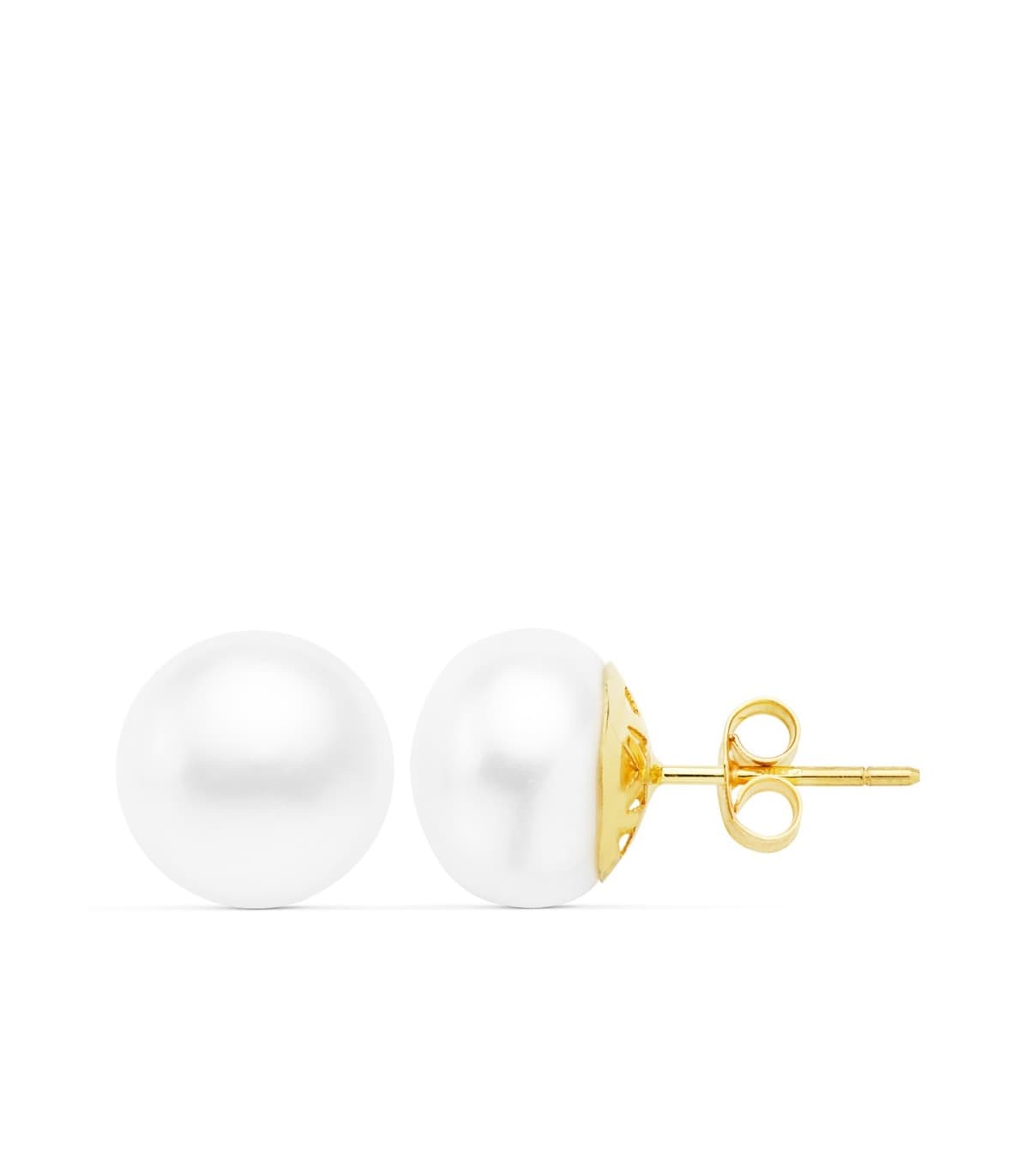 Boucles d'oreilles en perles australiennes Acantha 18 Kt