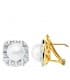 Boucles d'oreilles Maiko Perles de Mabe 18 K 8 MM