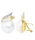 Perlenstecker japanischer Perle, Zuchtperle weiß | Damen Ohrringe Gold 750er/ 18K 3028-1