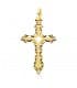 Gotisches Kreuz Damen - Anhänger Kreuz mit Jesus 750 Gold 16950
