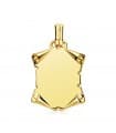 Pergamena da incidere oro giallo 18 Kt 22 MM