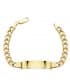 Gourmette Homme maille gourmette Jacob Or 18K