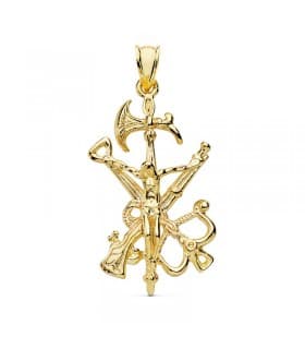 Christ Légion Or jaune 18 K 37 mm