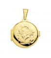 Pendentif porte-photo Rond Or 18 K 21 MM