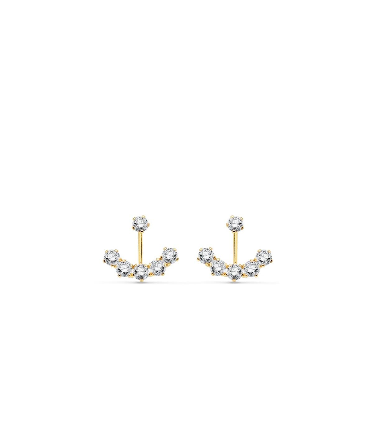 Ohrstecker Ear Jacket - Ear Cuff | Ohrringe Gold Damen aus 18 karat 18952