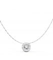 Gargantilla Anna Chatón Oro Blanco 18 K