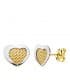 Pendientes Niña Corazón 18 K 8 MM