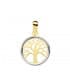 Pendentif femme arbre de vie Or BI 18K 12 mm
