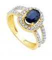 Saphir Ring Gold 750 19332-za