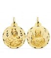 Skapulier-Medaille Madonna Karmel/ Herz Jesu 18K P5003-324