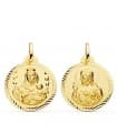 Skapulier-Medaille Madonna Karmel/ Herz Jesu 18K P5003-222