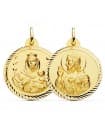 Scapolare del Carmelo Oro 18Kt 28 mm rigato