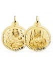 Scapolare del Carmelo Oro 18Kt 26 mm traforato