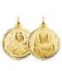 Scapolare del Carmelo e Gesu Oro 18Kt 28 mm traforato