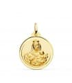 Madonna von Karmel Medaille 18K Gold P5002-122