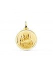 Runder Anhänger Jesus Gold 18 Karat P5001-118