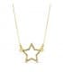 Collar mujer Little Star oro amarillo 18K 45 cm