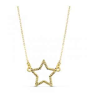 Collar mujer Little Star oro amarillo 18K 45 cm