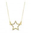 Collar mujer Little Star oro amarillo 18K 45 cm